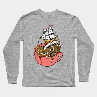 Sea of Coffee Long Sleeve T-Shirt